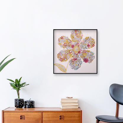 Flowers - Special Shaped Drill Diamond Paintng 35*35CM