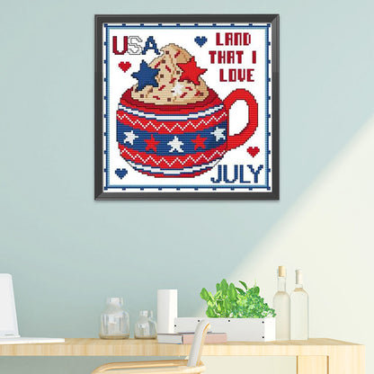 Month - 11CT Stamped Cross Stitch 35*35CM