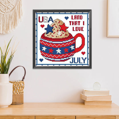 Month - 11CT Stamped Cross Stitch 35*35CM