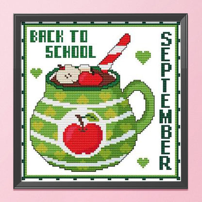 Month - 11CT Stamped Cross Stitch 35*35CM