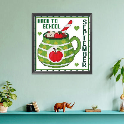 Month - 11CT Stamped Cross Stitch 35*35CM