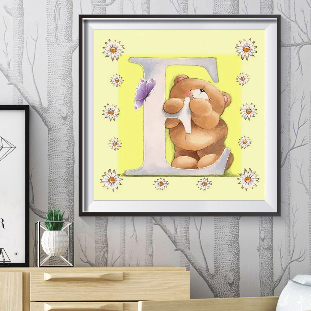 Bear - Full Round Drill Diamond Painting 30*30CM