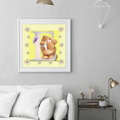 Bear - Full Round Drill Diamond Painting 30*30CM