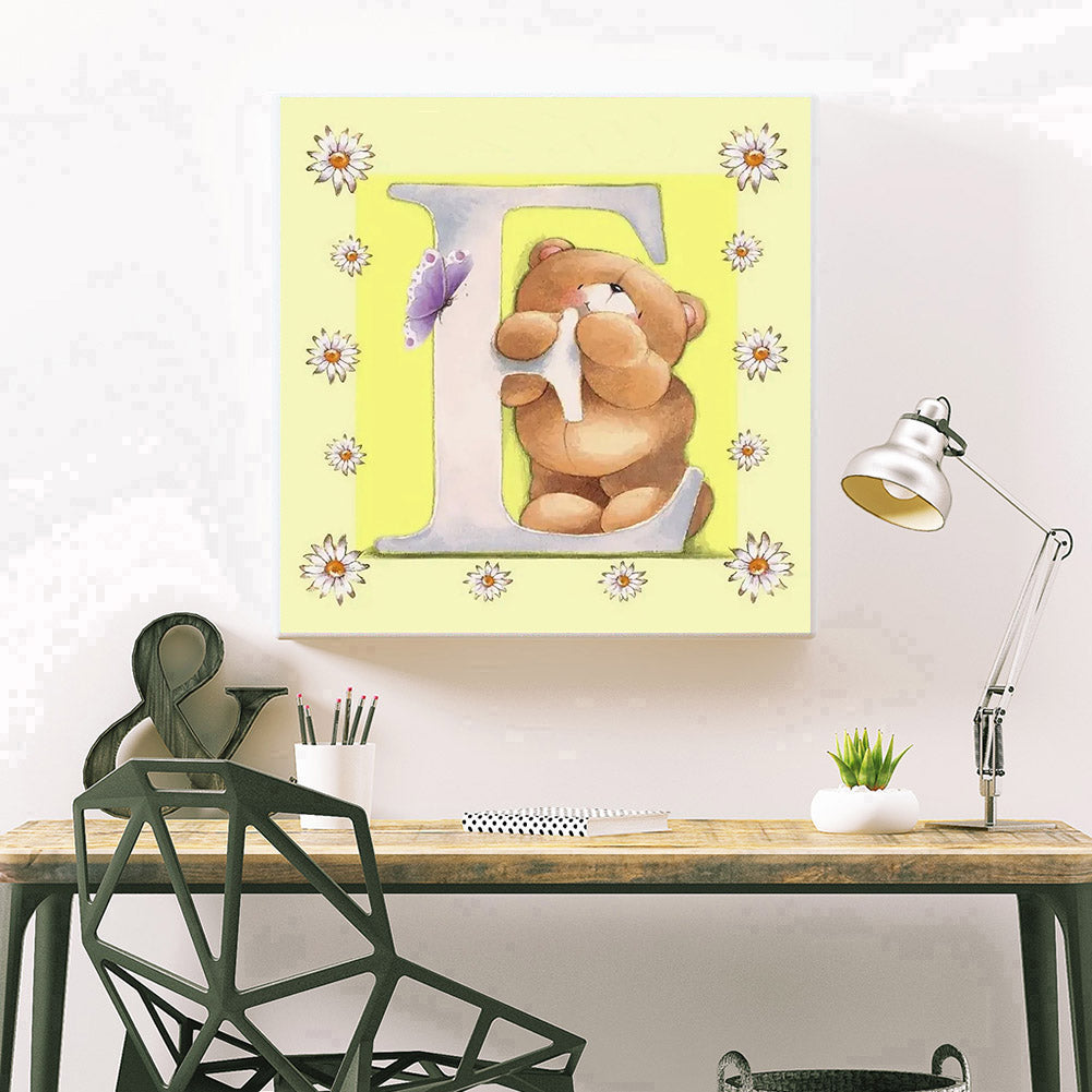 Bear - Full Round Drill Diamond Painting 30*30CM