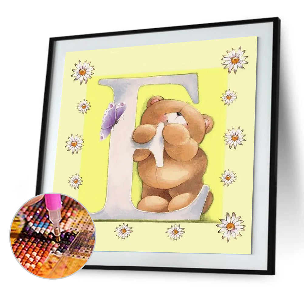 Bear - Full Round Drill Diamond Painting 30*30CM