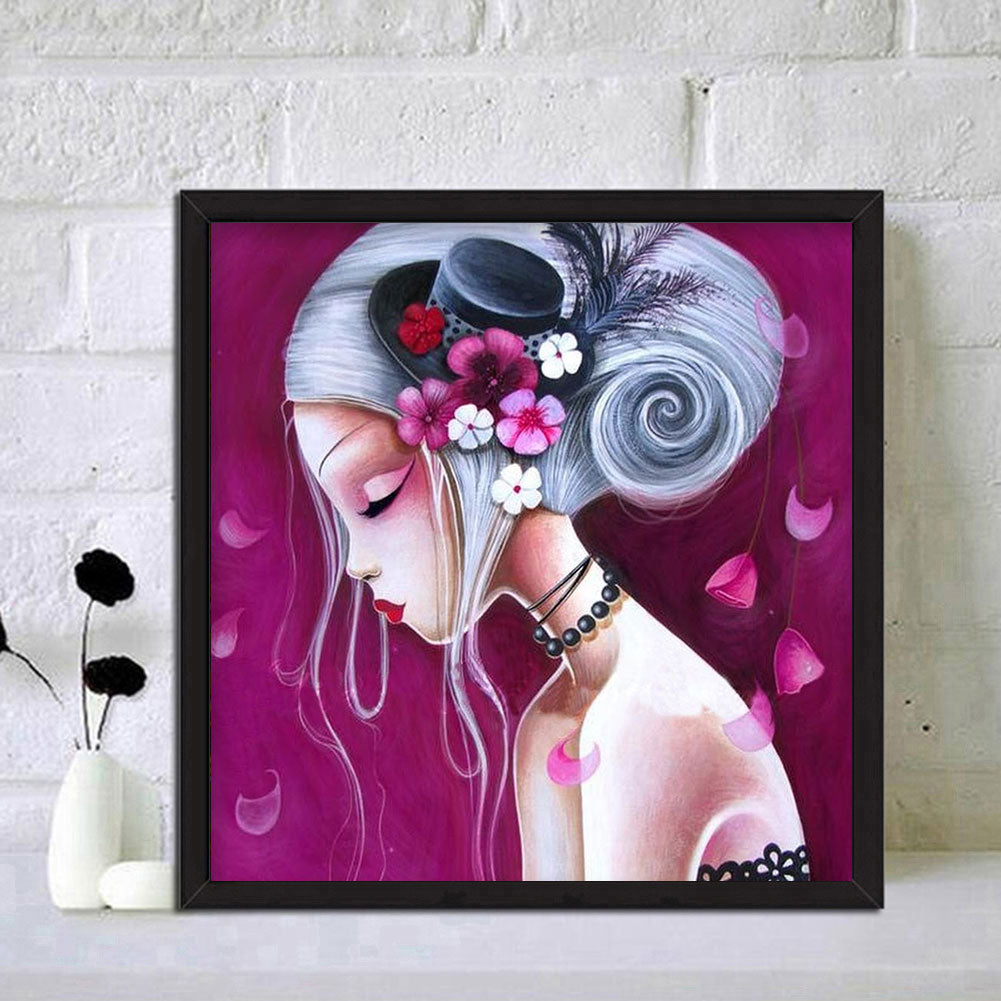 Geisha Girl - Full Round Drill Diamond Painting 30*30CM