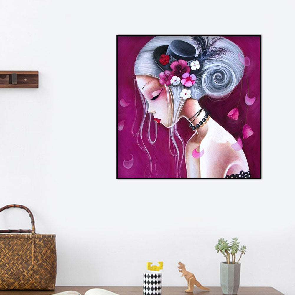 Geisha Girl - Full Round Drill Diamond Painting 30*30CM