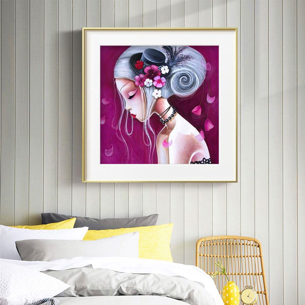 Geisha Girl - Full Round Drill Diamond Painting 30*30CM