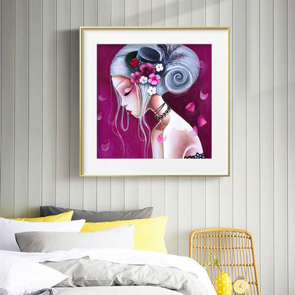 Geisha Girl - Full Round Drill Diamond Painting 30*30CM