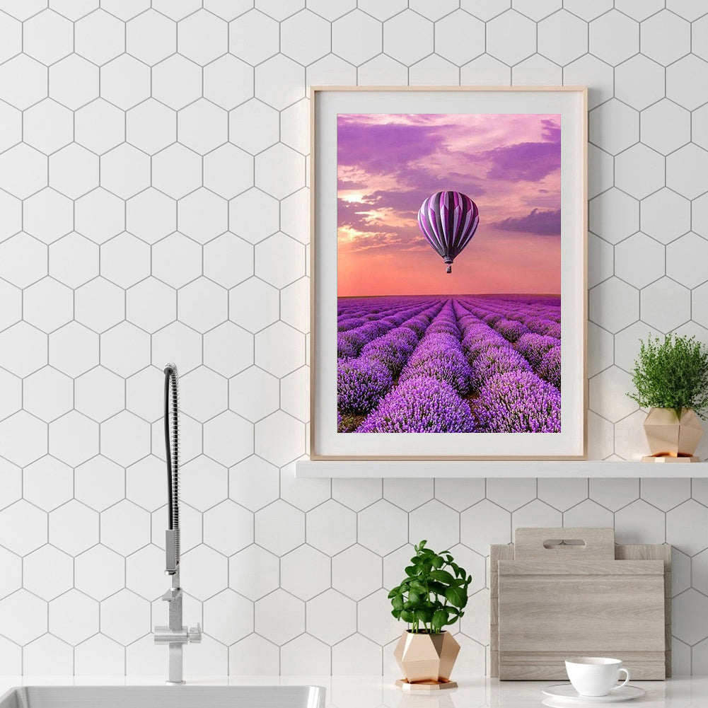 Hot Balloon - Full Round Drill Diamond Painting 30*40CM
