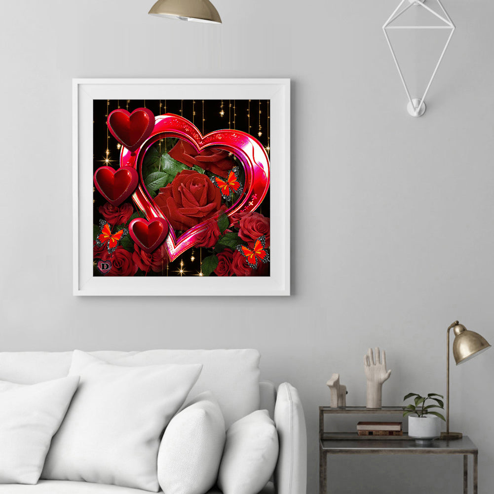 Rose - Full Round Drill Diamond Painting 30*30CM