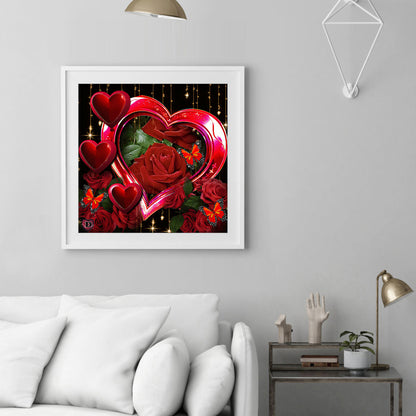 Rose - Full Round Drill Diamond Painting 30*30CM