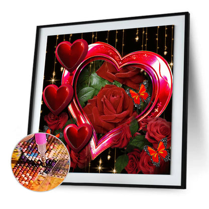 Rose - Full Round Drill Diamond Painting 30*30CM