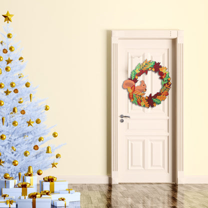 5D DIY Diamond Painting Wreath Animal Flower Picture Kit Garland Art Craft