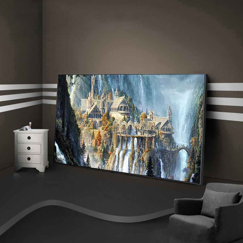 Mountain Attic - Full Square Drill Diamond Painting 80*40CM