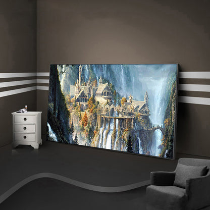 Mountain Attic - Full Square Drill Diamond Painting 80*40CM