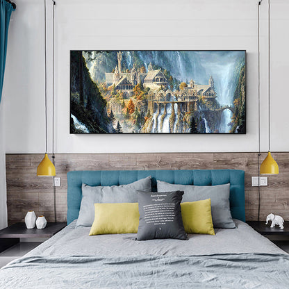 Mountain Attic - Full Square Drill Diamond Painting 80*40CM