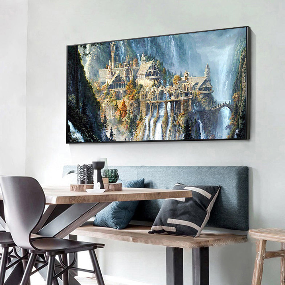 Mountain Attic - Full Square Drill Diamond Painting 80*40CM