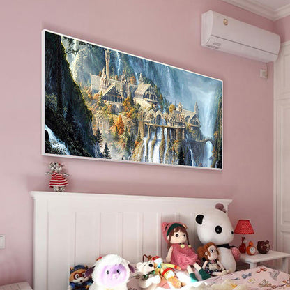 Mountain Attic - Full Square Drill Diamond Painting 80*40CM