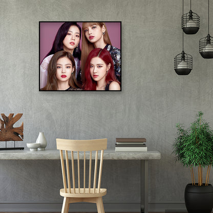 Girl Group - Full Round Drill Diamond Painting 45*40CM