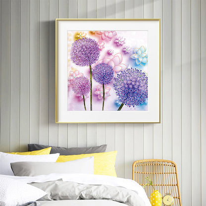 Dandelion - Special Shaped Drill Diamond Paintng 30*30CM