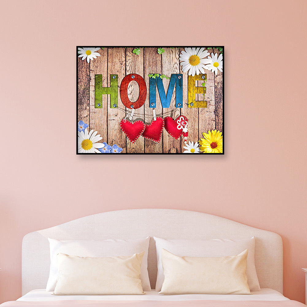 Letters - Special Shaped Drill Diamond Paintng 40*30CM
