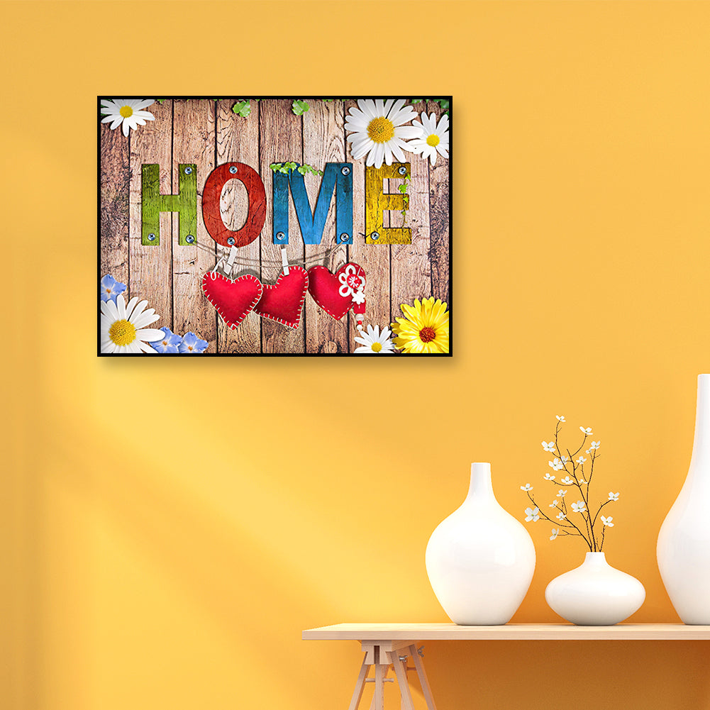 Letters - Special Shaped Drill Diamond Paintng 40*30CM
