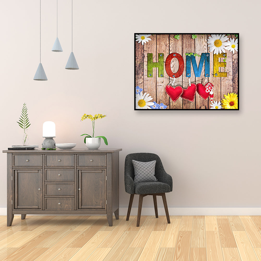 Letters - Special Shaped Drill Diamond Paintng 40*30CM