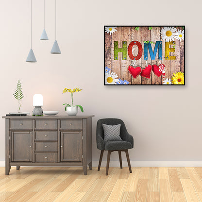 Letters - Special Shaped Drill Diamond Paintng 40*30CM