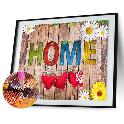 Letters - Special Shaped Drill Diamond Paintng 40*30CM