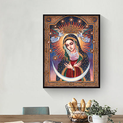 Religion Goddess - Special Shaped Drill Diamond Paintng 30*40CM