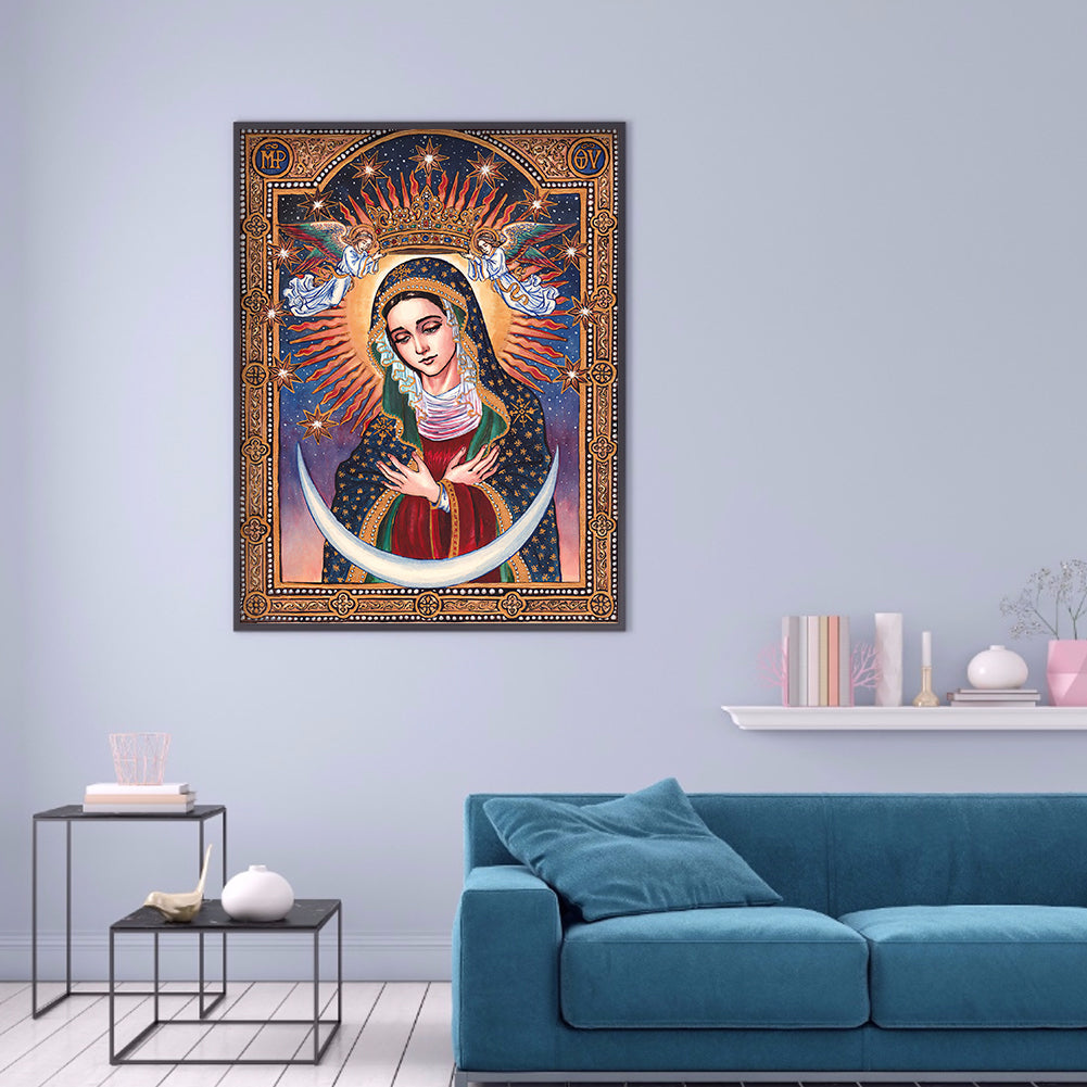 Religion Goddess - Special Shaped Drill Diamond Paintng 30*40CM