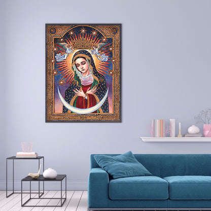 Religion Goddess - Special Shaped Drill Diamond Paintng 30*40CM