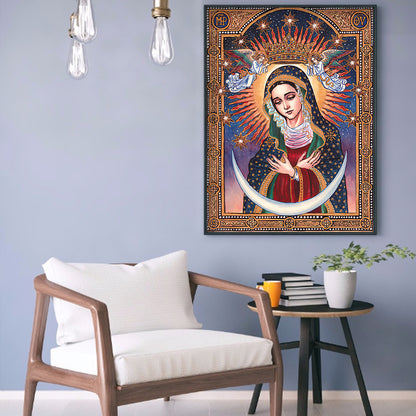 Religion Goddess - Special Shaped Drill Diamond Paintng 30*40CM