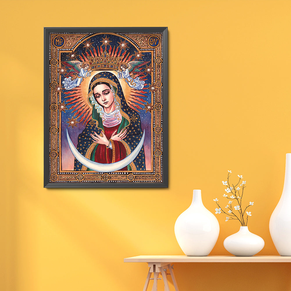 Religion Goddess - Special Shaped Drill Diamond Paintng 30*40CM