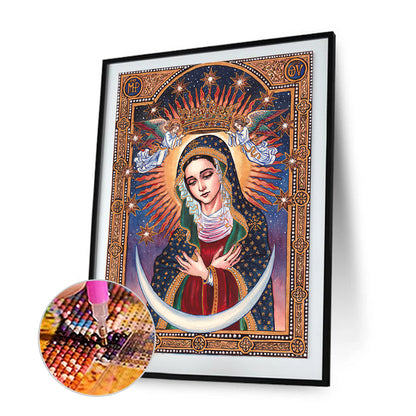 Religion Goddess - Special Shaped Drill Diamond Paintng 30*40CM