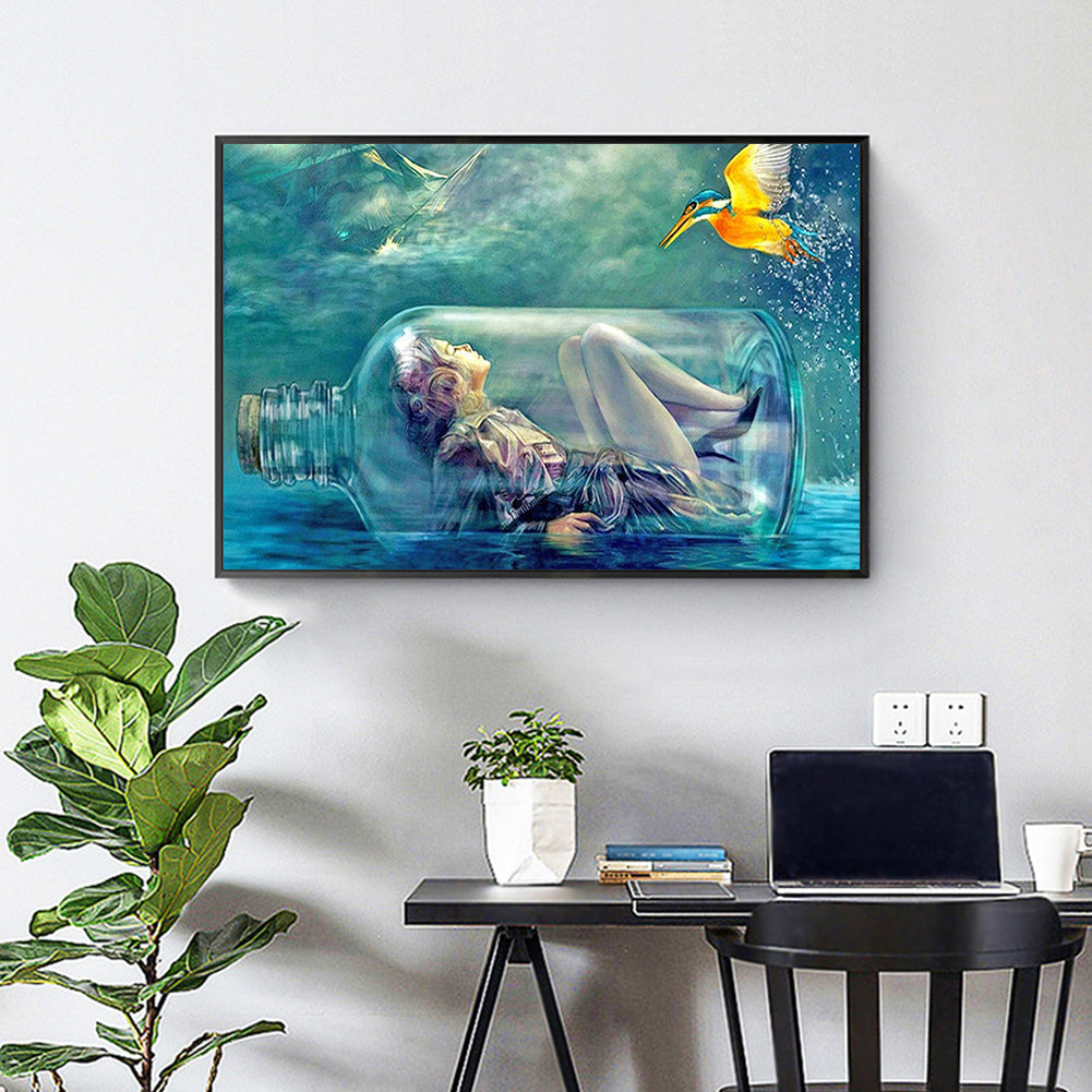 Wishing Bottle - Full Round Drill Diamond Painting 40*30CM