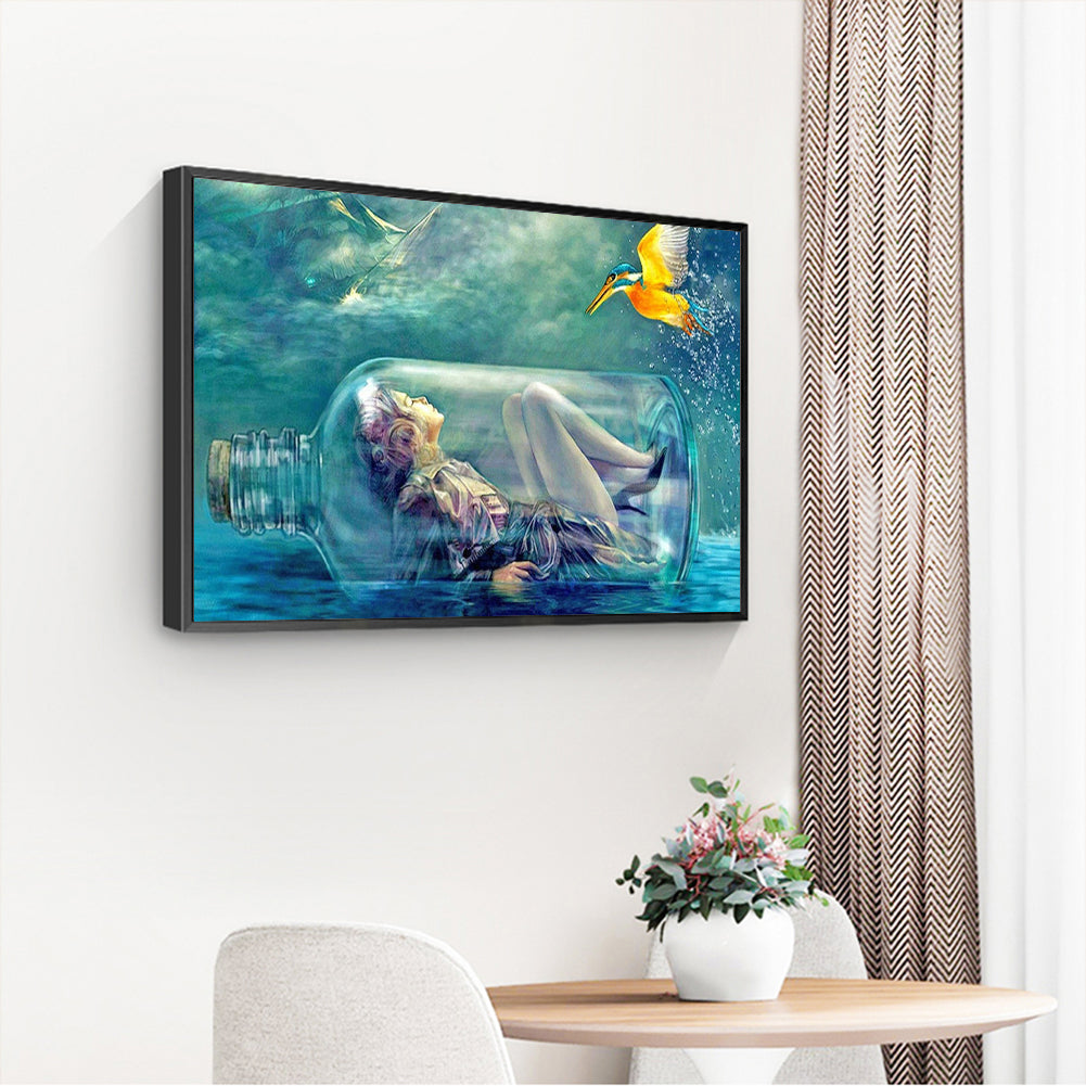 Wishing Bottle - Full Round Drill Diamond Painting 40*30CM
