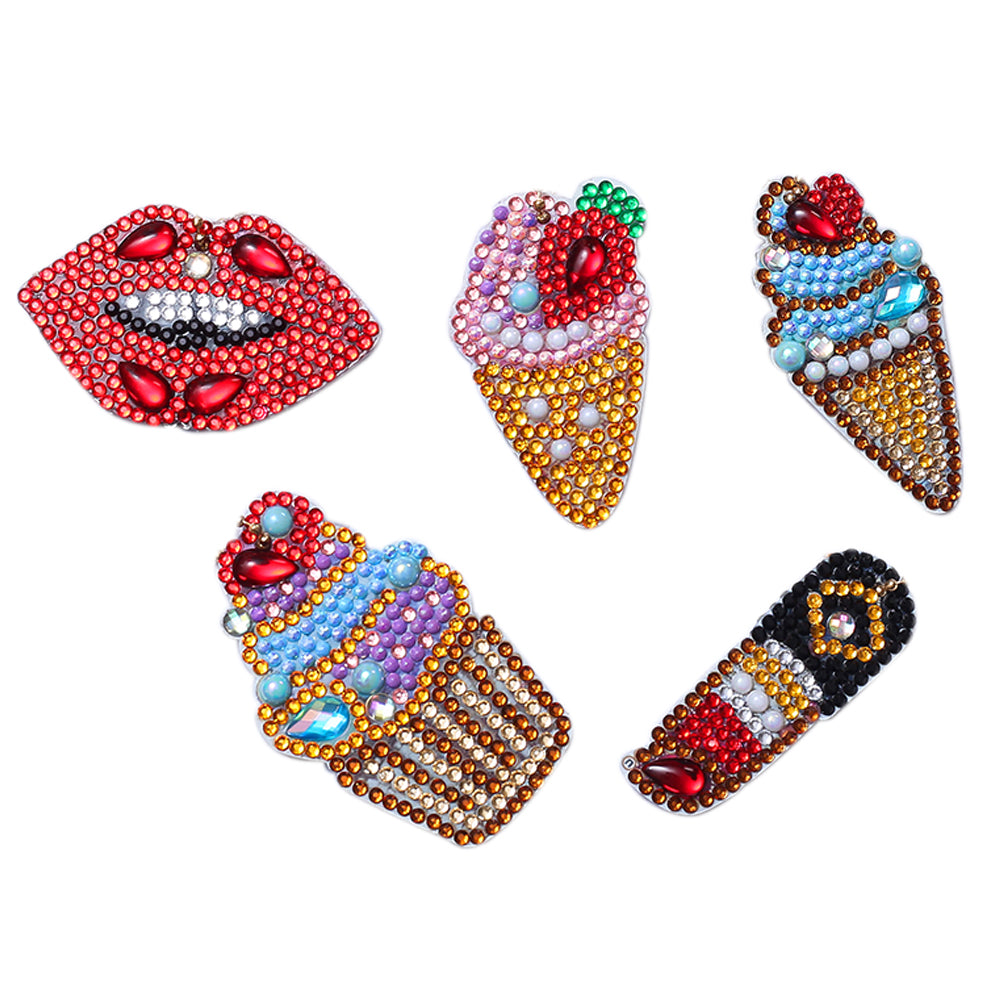 DIY Diamond Painting Keychain Pendant Full Special Shaped Drill Key Rings