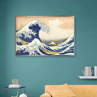 Wave - Full Round Drill Diamond Painting 40*30CM
