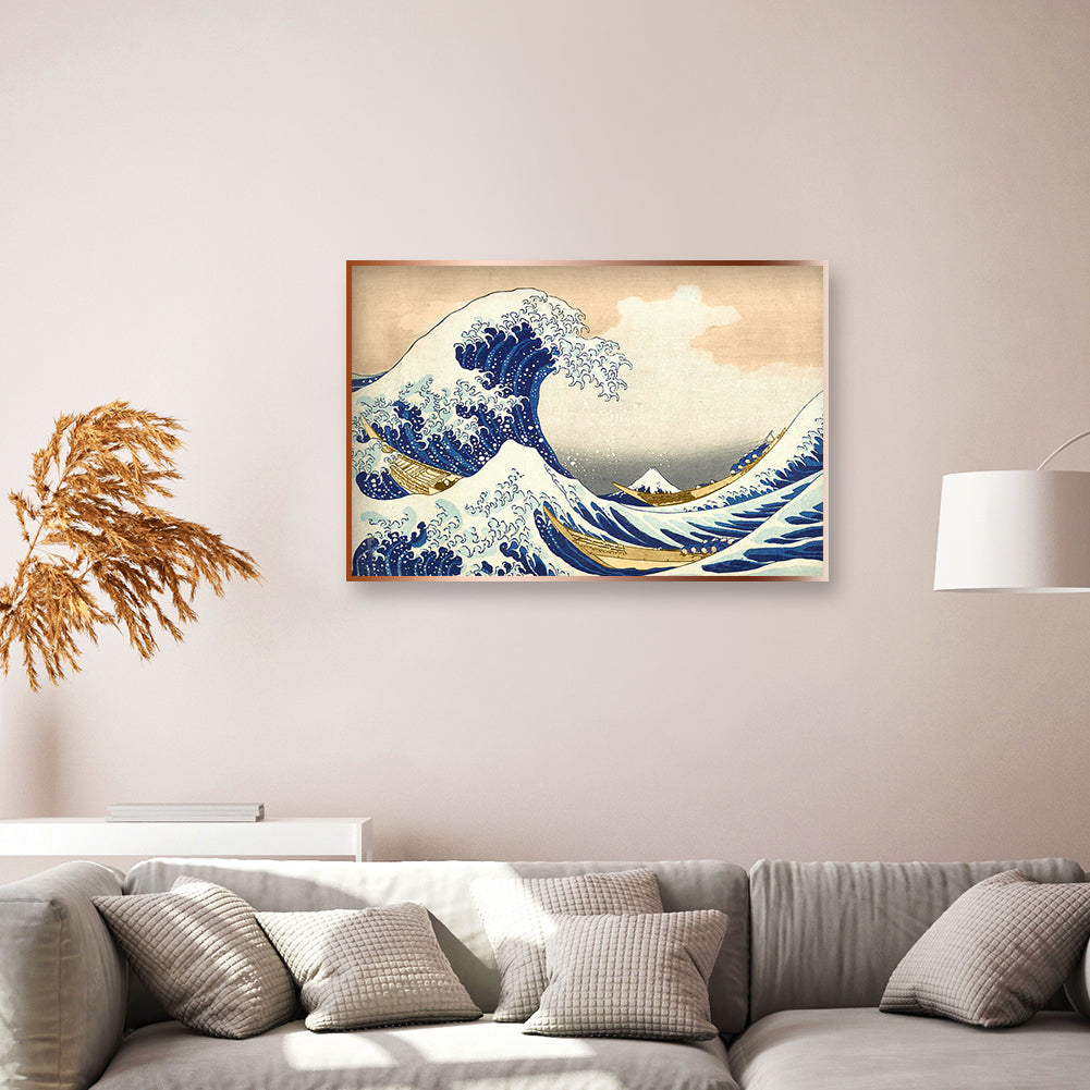 Wave - Full Round Drill Diamond Painting 40*30CM
