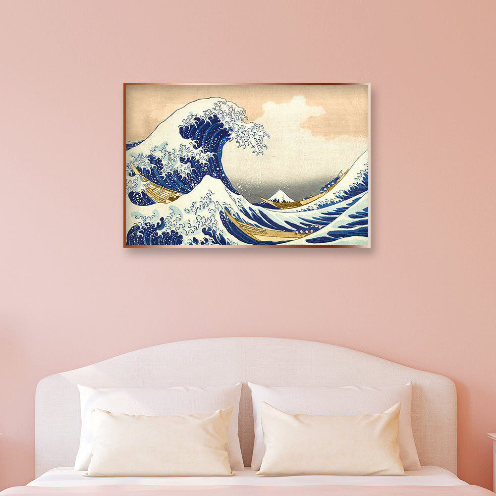 Wave - Full Round Drill Diamond Painting 40*30CM