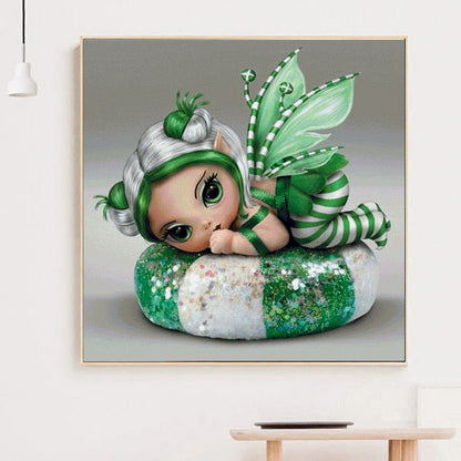 Doll - Full Round Drill Diamond Painting 30*30CM