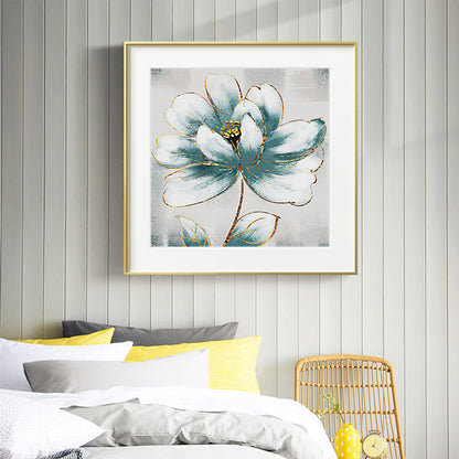 Lotus Flower - Full Round Drill Diamond Painting 30*30CM