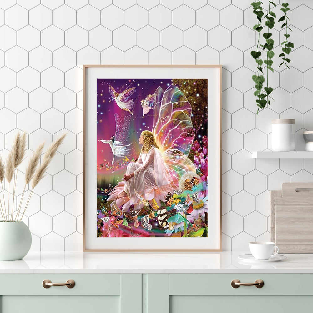Angel - Full Round Drill Diamond Painting 40*50CM