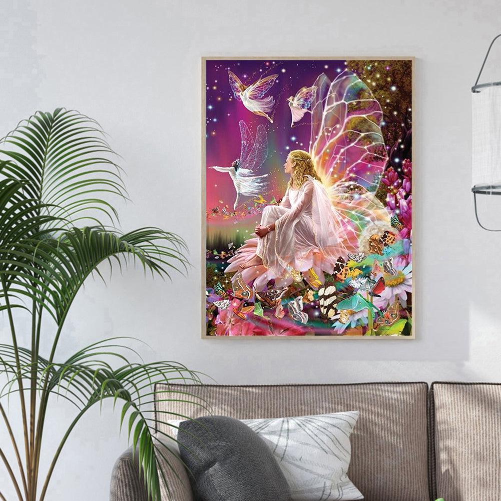 Angel - Full Round Drill Diamond Painting 40*50CM