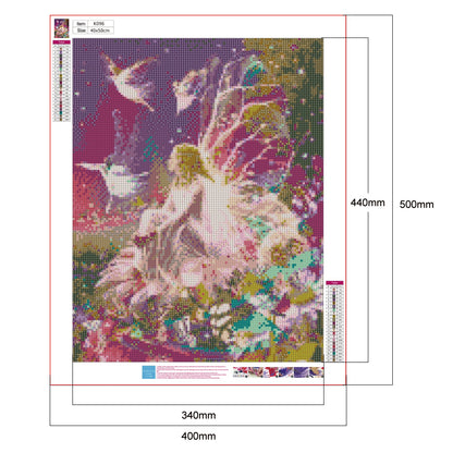 Angel - Full Round Drill Diamond Painting 40*50CM
