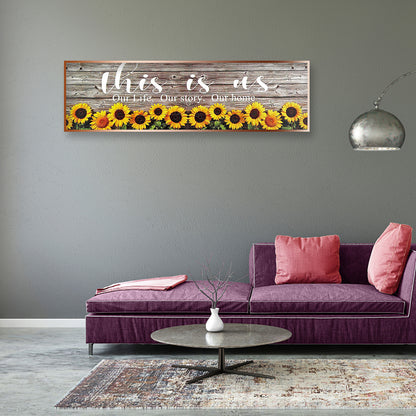 Star Sunflower - Full Round Drill Diamond Painting 90*30CM