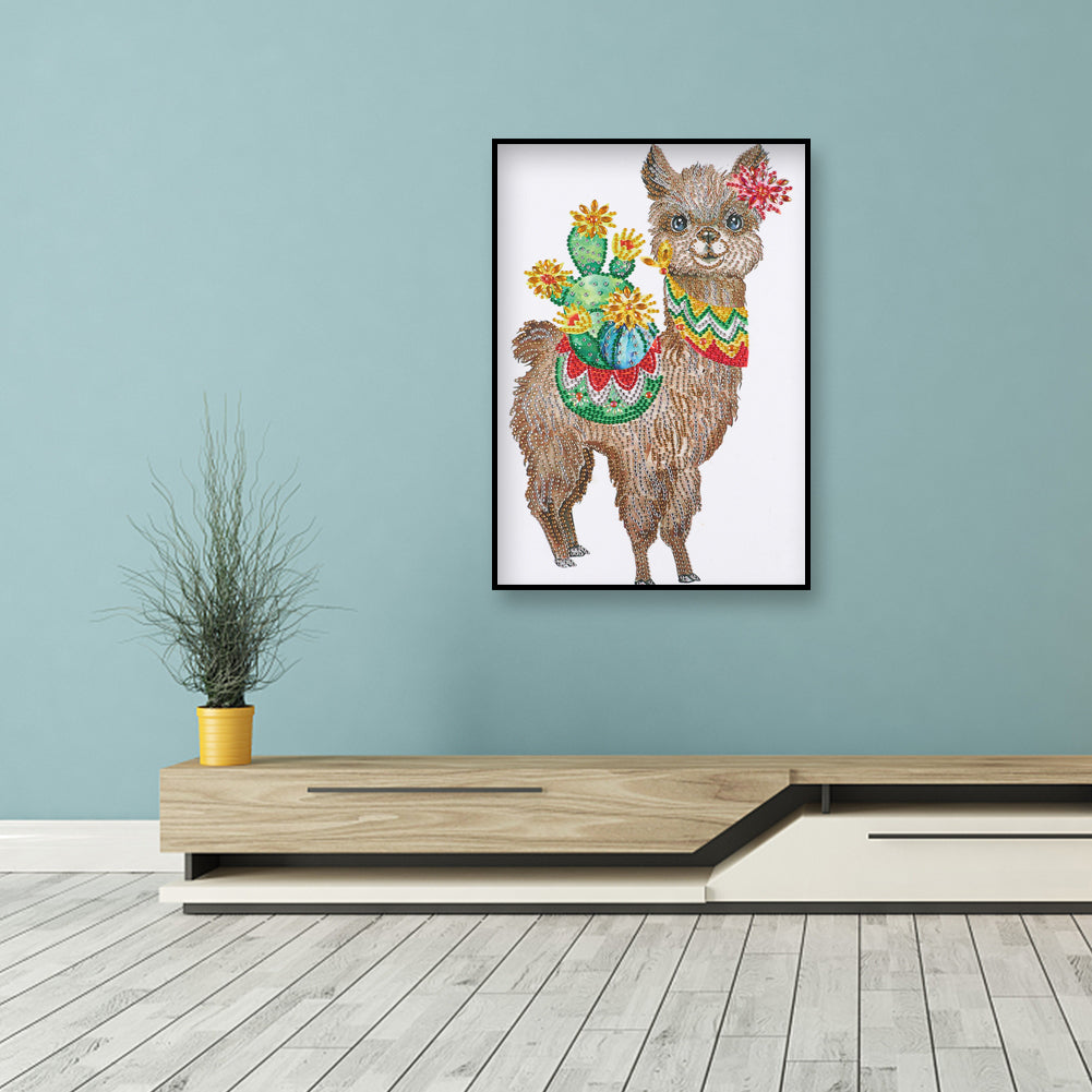 Alpaca - Special Shaped Drill Diamond Painting 30*40CM
