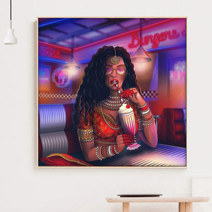 Character Series - Full Round Drill Diamond Painting 30*30CM